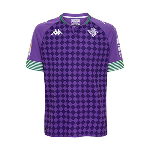 Kappa Camiseta Real Betis BALOMPIE 2º Morada NIÑO - 10 AÑOS