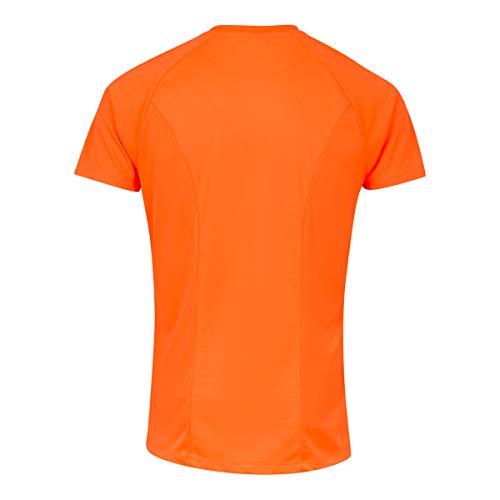 Kappa Fanio Camiseta técnica, Hombre, Naranja Fluor, 6Y