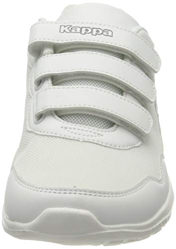 Kappa Follow VL, Zapatillas Unisex Adulto, 1016 White Grey, 50 EU