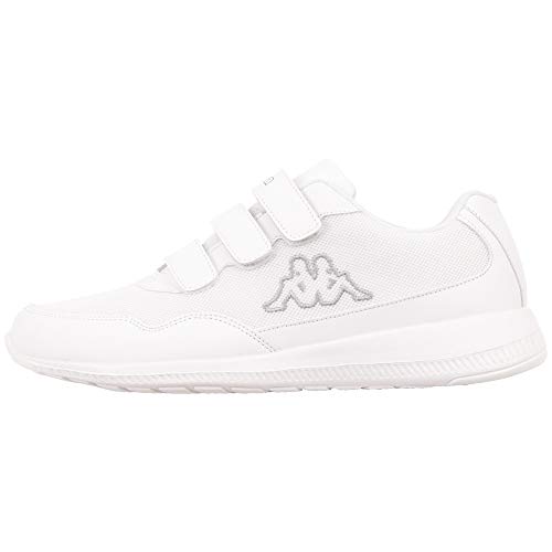 Kappa Follow VL, Zapatillas Unisex Adulto, 1016 White Grey, 50 EU