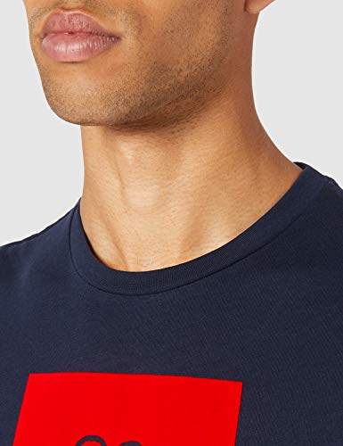 Kappa IBAGNI Camiseta, Azul/Rojo, XXL para Hombre