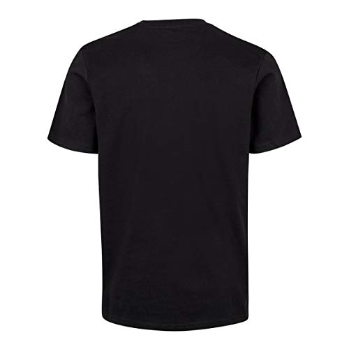 Kappa Meleto Camiseta, Hombre, Negro, 4XL