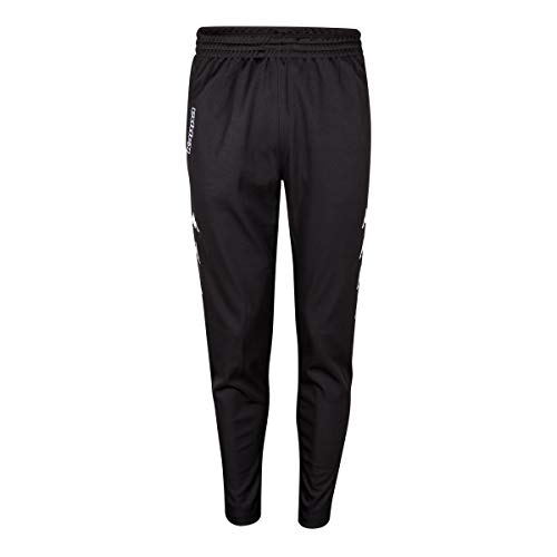 Kappa Pagino Pantalón Largo, Unisex, Negro, 4XL