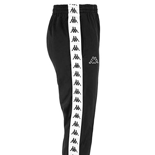 Kappa - Pantalones - 222 Banda Rastoria - Negro/Blanco (S)