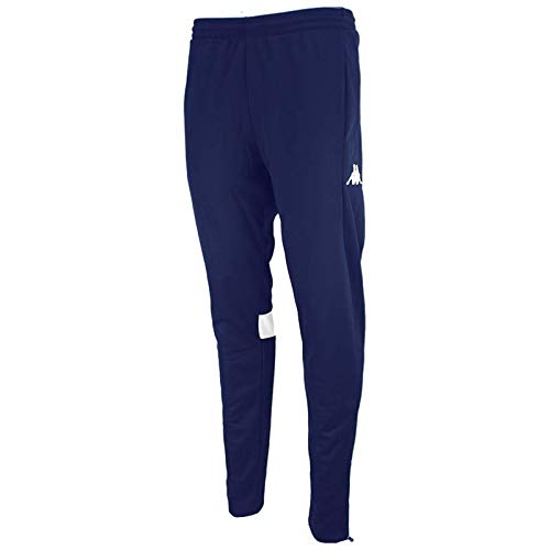 Kappa Tarente Pantalón Largo, Hombre, Negro/Blanco, S