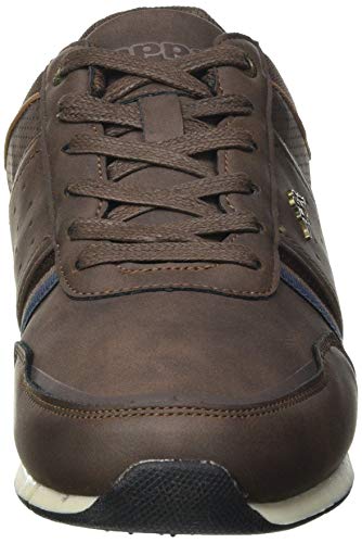 Kappa Tyler, Zapatillas Hombre, Marrón Oscuro/Marrón, 44 EU