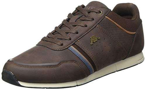 Kappa Tyler, Zapatillas Hombre, Marrón Oscuro/Marrón, 44 EU