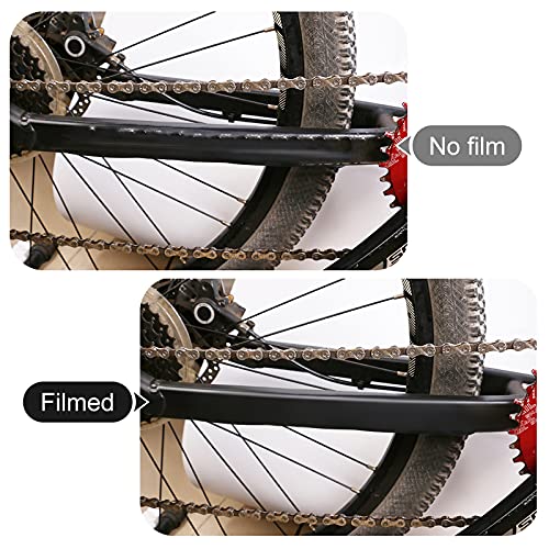 Karlliu Juego de Protectores de Cuadro de Bicicleta, 2 Juegos de Pegatinas Adhesivas para Bicicletas, Cinta Protectora Impermeable para Bicicleta de montaña MTB BMX