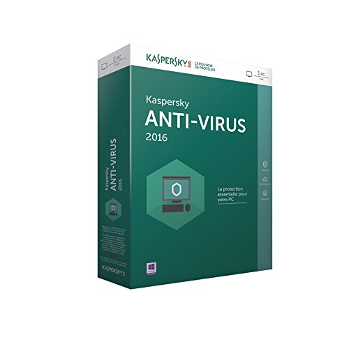 Kaspersky Lab Anti-Virus 2016 Base license 1usuario(s) 1año(s) Francés - Seguridad y antivirus (1, 1 año(s), Base license, Soporte físico)