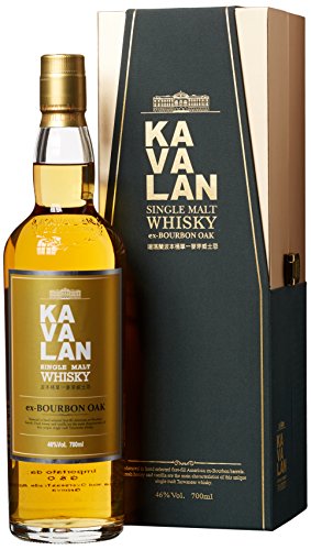 Kavalan Single Malt Whisky ex-BOURBON OAK 46% Vol. 0,7l in Giftbox - 700 ml