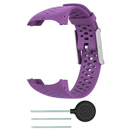 kdjsic Correa de muñeca de Silicona para Reloj Inteligente para Polar M400 M430, Pulsera de Reloj Inteligente de Repuesto cómodo y Transpirable