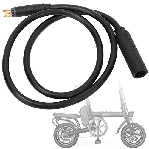 KEENSO Cable de extensión de Motor de Bicicleta eléctrica,de Rueda Impermeable de 9 Pines para Bicicleta eléctrica Cable de Hembra a Macho Accesorio(1.5 * 600mm)