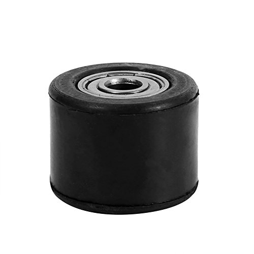 Keenso - Guía de rodillo de cadena de 8 mm, tensor negro para motocicleta motorizada Pit Bike