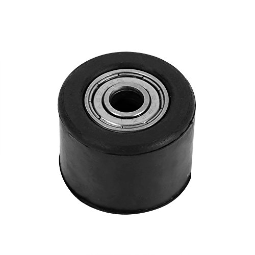 Keenso - Guía de rodillo de cadena de 8 mm, tensor negro para motocicleta motorizada Pit Bike