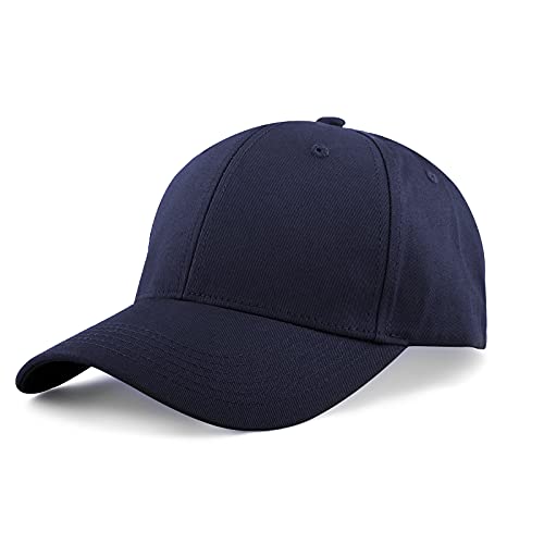 KELOYI Ajustable Gorras Baratas Béisbol Hombre Mujer Verano Cap Azul Marino Algodón Hats Polo Deportivas