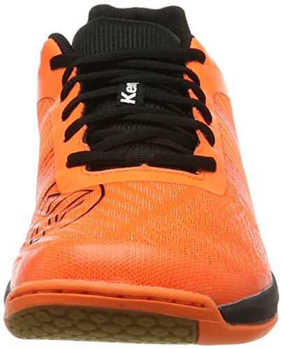 Kempa Attack Three Contender, Zapatillas de Balonmano Unisex Adulto, Naranja (Orange Frais/Noir 06), 44.5 EU