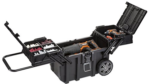 Keter 233743 Job Box - Carro Horizontal, Negro, 62.6 x 35.3 x 39 cm