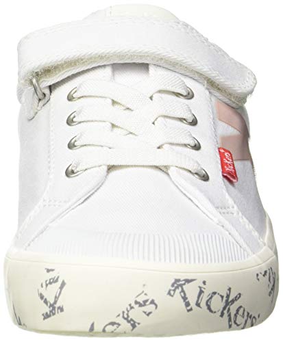 Kickers GODY, Zapatillas Mujer, Blanc, 35 EU