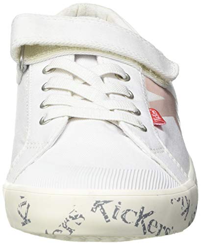 Kickers GODY, Zapatillas Mujer, Blanc, 36 EU