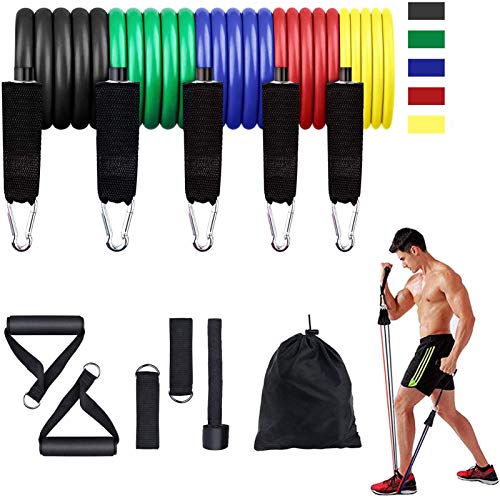 KIKILIVE Juego de Bandas elásticas para Entrenamiento de Entrenamiento, para Deportes en Interiores y Exteriores, Fitness, suspensión