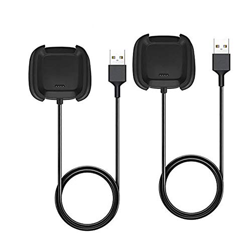 KingAcc Cargador para Versa 2, Cable de Cargador Compatible con Fitbit Versa 2 Smartwatch