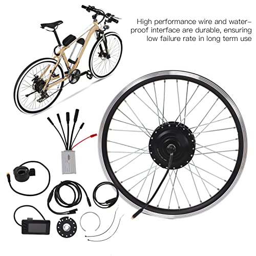 Kit de Conversión de Kit de Bicicleta Eléctrica, Kit de Conversión de Rueda Delantera de 20 Pulgadas de Alto Rendimiento para Modificación para Mantenimiento