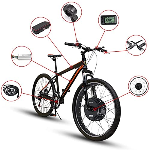 kit de conversión de rueda delantera de bicicleta eléctrica, 20"/24"/26"/27.5"/28"/29"/700c kit de bicicleta eléctrica, kit de bicicleta eléctrica pedelec electric bicicleta,36V/500W-20inch