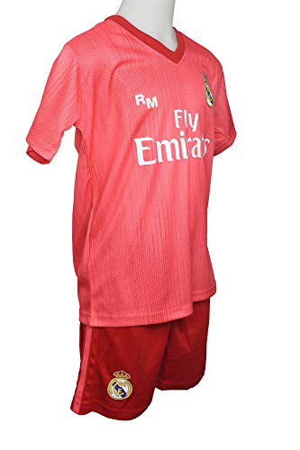 Kit Infantil Real Madrid Réplica Oficial Licenciado de la Tercera Equipación Temporada 2018-19 Sin Dorsal (4 años)