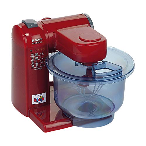 Klein kitchen machine Bosch, Robot de cocina a pilas con 2 velocidades, Medidas: 20 cm x 22 cm x 20 cm, Juguete para niños a partir de 3 años, 2+ (9556)