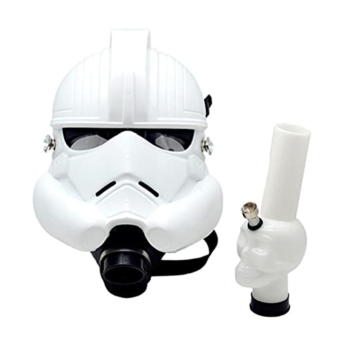 Knowoo Casco de Stormtrooper The Black Series Rogue One Mask Casco, Clone Trooper Imperial Stormtrooper Imperial, Silicone + Acrylic Full Mask Toy for Halloween Cosplay Adult