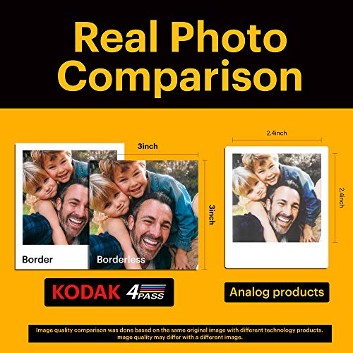 KODAK Icrg-360, Cartucho para Mini 3 Y Mini Shot 3, Recambio De Tinta Y Papel Fotográfico Todo En Uno, para Imprimir 60 Fotos, Tamaño 76X76Mm, Uso En Cámaras E Impresoras Instantáneas