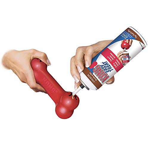 KONG - Goodie Bone - Hueso dispensador de golosinas en caucho resistente - Para Perros Grandes