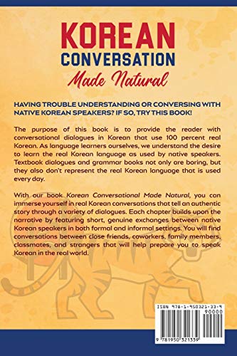 Korean Conversation Made Natural: Engaging Dialogues to Learn Korean