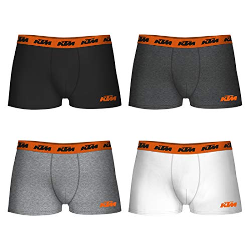 KTM Boxer Colores Surtidos-Negro Oscuro/Gris/Blanco-Talla S, Multicolor (Multicolor Multicolor), Small (Tamaño del Fabricante:S) para Hombre