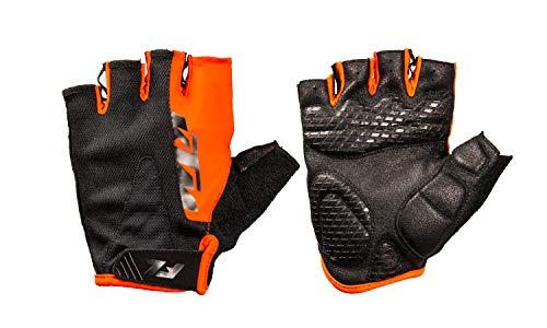 KTM Factory line - Guantes cortos, tamaño y color a elegir, color negro / naranja, tamaño extra-large