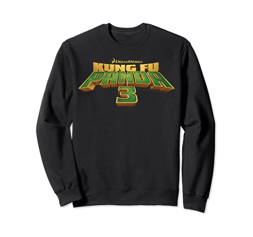 Kung Fu Panda 3 Gold And Green Movie Logo Sudadera