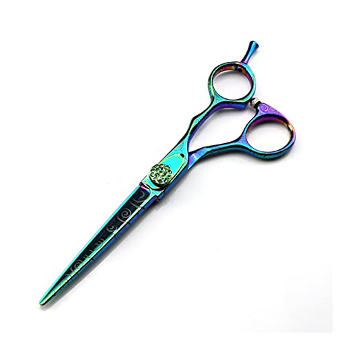 Kwent Tijeras Pelo Tijeras De Corte De Pelo con Logo/Nombre Personalizado, 6", Damasco Verde, Corte De Peluquero Tijeras peluqueria Profesional (Color : Cutting)