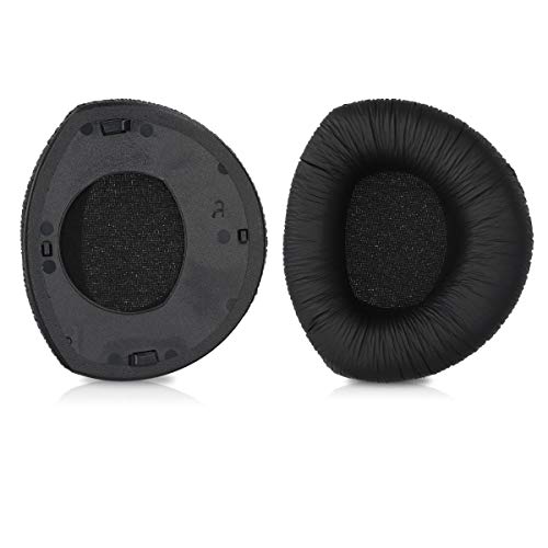 kwmobile Almohadillas compatibles con Sennheiser RS160 / RS170 / RS180-2X Almohadilla de Repuesto para Cascos y Auriculares en Cuero sintético