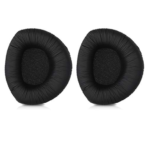 kwmobile Almohadillas compatibles con Sennheiser RS160 / RS170 / RS180-2X Almohadilla de Repuesto para Cascos y Auriculares en Cuero sintético