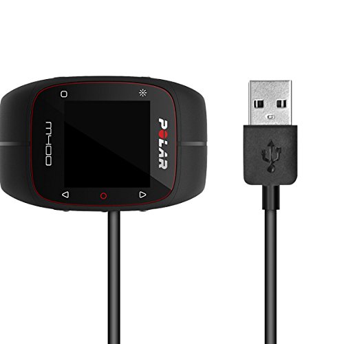 kwmobile Cable de Carga Compatible con Polar M430 - USB Negro para Fitness Tracker y smartwatch