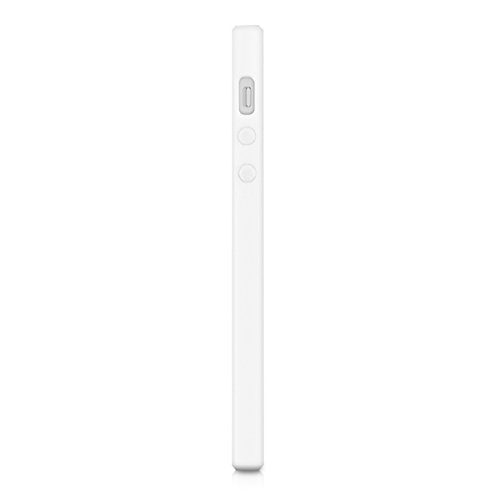 kwmobile Carcasa para Apple iPhone SE (1.Gen 2016) / 5 / 5S - Funda para móvil en TPU Silicona - Protector Trasero en Blanco Mate