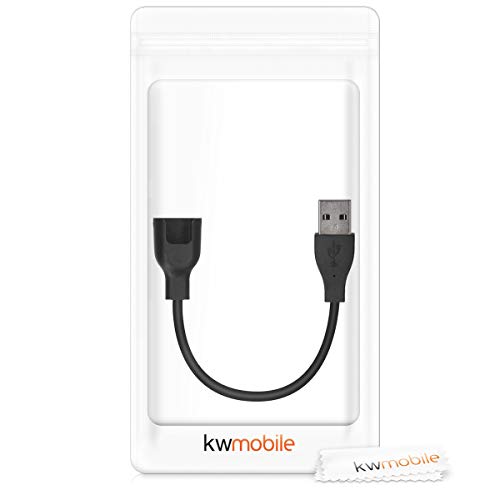 kwmobile Conector de Carga Compatible con Honor Band 3e / 4 Running - Cable USB con Base de conexión para Fitness Tracker y smartwatch