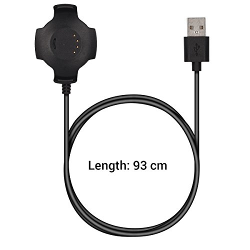 kwmobile Conector de Carga Compatible con Huami Amazfit - Cable USB con Base de conexión para Fitness Tracker y smartwatch