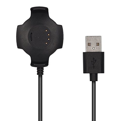 kwmobile Conector de Carga Compatible con Huami Amazfit - Cable USB con Base de conexión para Fitness Tracker y smartwatch