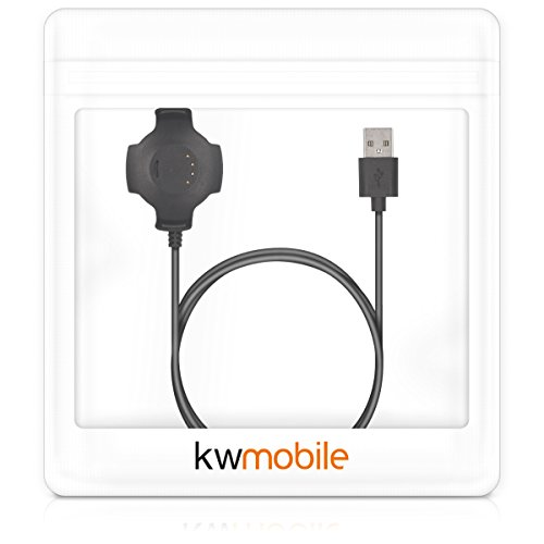 kwmobile Conector de Carga Compatible con Huami Amazfit - Cable USB con Base de conexión para Fitness Tracker y smartwatch