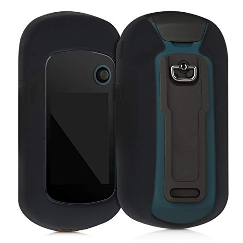 kwmobile Funda Compatible con Garmin eTrex 22x / 32x - Carcasa de Silicona para navegador GPS - Cover Negro