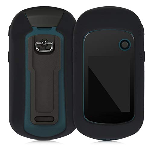 kwmobile Funda Compatible con Garmin eTrex 22x / 32x - Carcasa de Silicona para navegador GPS - Cover Negro