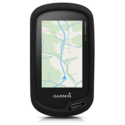 kwmobile Funda Compatible con Garmin Oregon 700 / 750t / 600/650 - Carcasa de Silicona para navegador GPS - Cover Negro