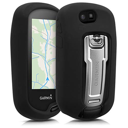 kwmobile Funda Compatible con Garmin Oregon 700 / 750t / 600/650 - Carcasa de Silicona para navegador GPS - Cover Negro