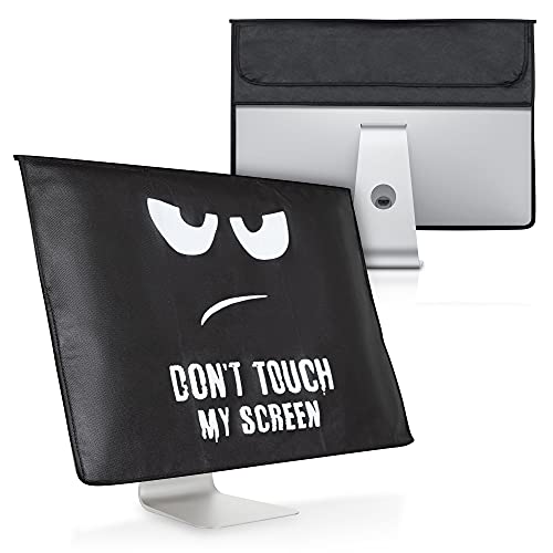 kwmobile Funda Compatible con Monitor de 24-26" - Protector 3en1 para Monitor Teclado y ratón - Don't Touch my Screen